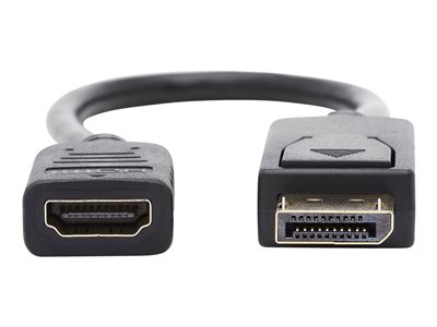 Tripp Lite DisplayPort to HDMI Adapter Converter 1080p DP to HDMI M/F Black  1ft adapter DisplayPort / HDMI 1 ft P136-001 - Corporate Armor
