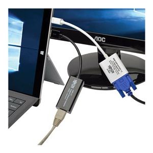 Tripp Lite   Microsoft Surface 3-in-1 Accessory Kit w/ VGA, 4K HDMI, Ethernet video converter white P137-GHV-V2-K2