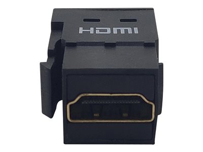 Tripp Lite   HDMI Keystone/Panel-Mount Coupler (F/F) 8K 60 Hz, Black HDMI coupler TAA Compliant P164-000-KPBK8K