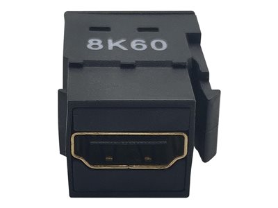 Tripp Lite   HDMI Keystone/Panel-Mount Coupler (F/F) 8K 60 Hz, Black HDMI coupler TAA Compliant P164-000-KPBK8K