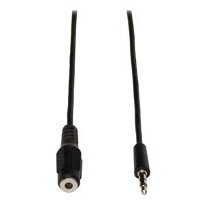 Tripp Lite   6ft Mini Stereo Audio Extension Cable Shielded 3.5mm M/F 6′ audio extension cable 6 ft P311-006