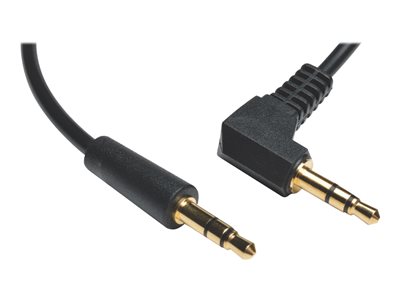 Tripp Lite   3ft Mini Stereo Audio Cable with One Right Angle plug 3.5mm M/M 3″ audio cable 3 ft P312-003-RA