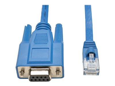 Tripp Lite   6ft Cisco Serial Console Port Rollover Cable RJ45 to DB9F 6′ serial cable DB-9 to RJ-45 6 ft P430-006