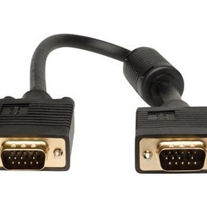 Tripp Lite   1ft VGA Coax Monitor Cable with RGB High Resolution HD15 M/M 1′ VGA cable 1 ft P502-001