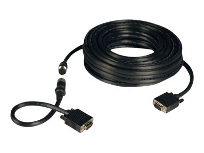 Tripp Lite   50ft VGA Coax Monitor Cable Easy Pull with RGB High Resolution HD15 M/M 50′ VGA cable kit 50 ft P503-050