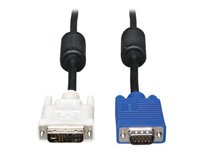 Tripp Lite   10ft DVI to VGA Monitored Cable Shielded with RGB High Resolution DVI-A to HD15 M/M 10′ display cable 10 ft P556-010