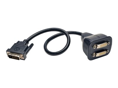 Tripp Lite   1ft DVI Y Splitter Video Monitor Cable DVI-D M/2xF 1′ DVI splitter 1 ft P564-001