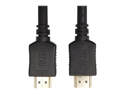 Tripp Lite   Ultra High-Speed HDMI Cable 8K @ 60 Hz, Dynamic HDR, 4:4:4, HDCP 2.2, M/M, Black, 3 ft. HDMI cable 3 ft P568-003-8K6