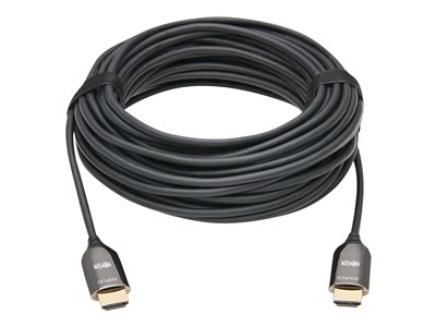 Tripp Lite   Fiber Active Optical Cable (AOC) 8K HDMI Plenum-Rated UHD @ 60 Hz, HDR, M/M, Black, 30 m HDMI cable with Ethernet 98 ft P568F-30M-8K6