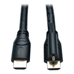Tripp Lite   15ft High Speed HDMI Cable with Ethernet and Locking Connector Ultra HD 4K x 2K M/M 15′ HDMI with Ethernet cable 15 ft P569-015-LOCK