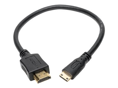 Tripp Lite   High-Speed HDMI to Mini-HDMI Cable with Ethernet and Digital Video/Audio (M/M), 1920 x 1080 (1080p), 1 ft. HDMI cable 3.3 ft P571-001-MINI