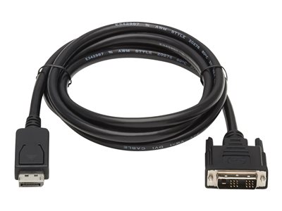 Tripp Lite   Safe-IT DisplayPort-to-DVI Antibacterial Cable (M/M), DVI-D Single Link, 1920 x 1200 @ 60 Hz, Black, 6 ft. video adapter cable Dis… P581AB-006