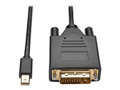 Tripp Lite   6ft Mini DisplayPort to DVI Adapter Active Converter mDP to DVI 1920 x 1080 DPort 1.2 M/M 6′ display cable 6 ft P586-006-DVI-V2