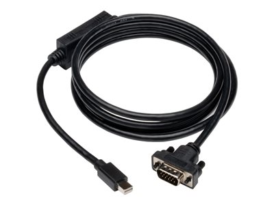 Tripp Lite   6ft Mini DisplayPort to VGA Adapter Active Converter mDP to VGA 1920 x 1200 DPort 1.2 M/M 6′ display cable 6 ft P586-006-VGA-V2