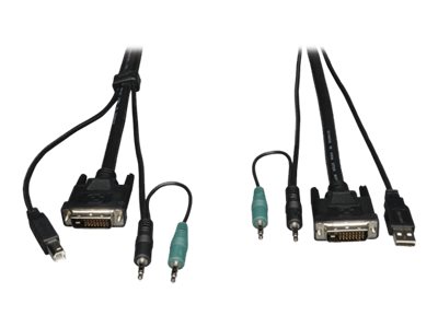 Tripp Lite   6ft Cable Kit for Secure KVM Switches B002-DUA2 / B002-DUA4 6′ video / USB / audio cable 6 ft P759-006