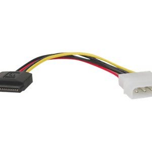 Tripp Lite 6in Serial ATA SATA Power Cable 4Pin Molex to 15Pin 6″ power cable SATA power to 4 pin internal power 5.9 in P944-06I Tripp Lite 6in Serial ATA SATA Power Cable 4Pin Molex to 15Pin 6″ power cable SATA power to 4 pin internal power 5.9 in P944-06I