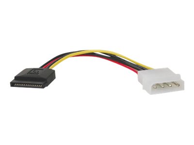 Tripp Lite   6in Serial ATA SATA Power Cable 4Pin Molex to 15Pin 6″ power cable SATA power to 4 pin internal power 5.9 in P944-06I