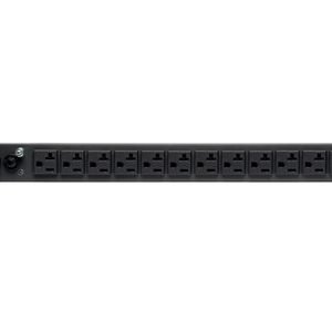 Tripp Lite   PDU Basic 120V 2.4kW 20A 5-15/20R 13 Out L5-20P Horizontal 1URM horizontal rackmount power distribution unit 2.4 kW PDU1220T