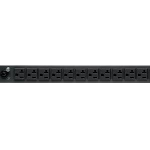 Tripp Lite   PDU Basic 2.4kW 120V Single-Phase 13 NEMA 5-15/20R Outlets, 5-20P Input, 6 ft. Cord, 1U Rack-Mount power distribution unit PDU1226