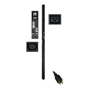 Tripp Lite   6.6kW 3-Phase Monitored PDU LX Platform, 42 C13 & 6 C19 Outlets (208/240V), L15-20P Input, 0U, TAA power distribution unit 6.6… PDU3EVN6L1520