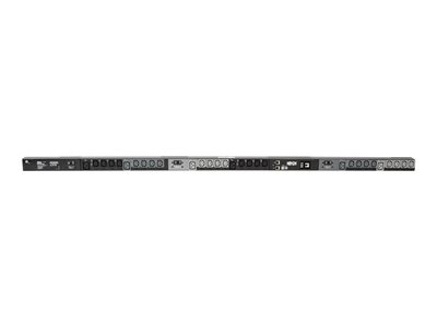 Tripp Lite   14.5kW 3-Phase Switched PDU, LX Interface, 200/208/240V Outlets (24 C13/6 C19), LCD, Hubbell CS8365C, 3m/10 ft. Cord, 0U 1.8m/7… PDU3EVSR10H50