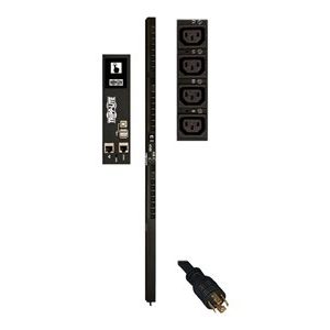 Tripp Lite   6.7kW 3-Phase Switched PDU LX Platform, 24 C13 & 6 C19 Outlets, L15-20P, 0U, Outlet Monitoring, TAA power distribution unit 6…. PDU3EVSR6L1520