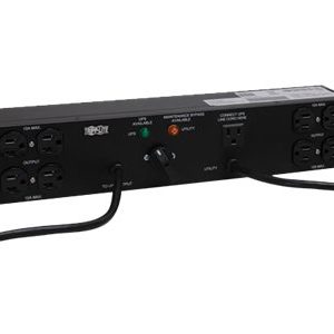 Tripp Lite   PDU Dual Source Hot Swap 100-127V 12A 8 5-15R Horizontal 2URM horizontal rackmount power distribution unit 1.44 kW 1500 VA PDUB15