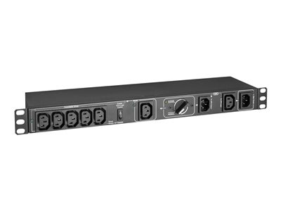 Tripp Lite   PDU Hot-Swap 200-240V 10A Single-Phase with Manual Bypass 6 C13 Outlets, 2 C14 Inlets, 1U Rack/Wall; power distribution unit 2.4 k… PDUBHV101U