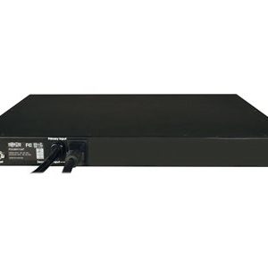 Tripp Lite 1.4 kW 120V Metered ATS PDU – 15A 5-15R 8 Outlet 2 5-15P 1800 VA power distribution unit