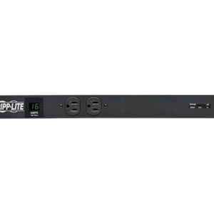 Tripp Lite   PDU Metered Isobar Surge 120V 20A 12 5-20R; 2 5-15R L5-20P 1URM horizontal rackmount power distribution unit 1.92 kW PDUMH20-ISO