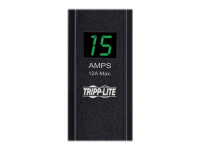 Tripp Lite   PDU Metered 120V 15A 5-15R 8 Outlet 5-15P 24″ Height 0URM vertical rackmount power distribution unit 1.44 kW PDUMV15-24