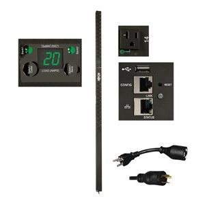 Tripp Lite   PDU Monitored Per Outlet 24 5-15/20R 20A 1.9kW LX Platform 0U power distribution unit 1.9 kW TAA Compliant PDUNVR20LX