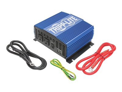 Tripp Lite   1500W Compact Power Inverter Mobile Portable w/ 2 Outlets & 2 USB Charging Ports DC to AC power inverter 1500 Watt PINV1500
