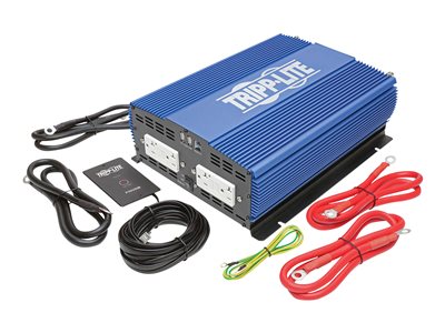 Tripp Lite   3000W Compact Power Inverter Mobile Portable w/ 4 Outlets & 2 USB Charging Ports DC to AC power inverter 3000 Watt PINV3000