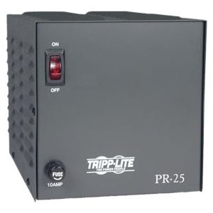 Tripp Lite DC Power Supply 25A 120VAC to 13.8VDC AC to DC Conversion TAA GSA power adapter PR25 Tripp Lite DC Power Supply 25A 120VAC to 13.8VDC AC to DC Conversion TAA GSA power adapter PR25