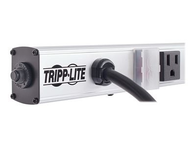Tripp Lite   Power Strip 120V Right Angle 5-15R 8 Outlet 15′ Cord 24″ Length power strip 1800 Watt PS2408RA