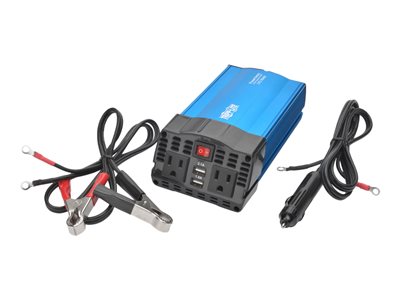 Tripp Lite   375W Ultra-Compact Car Power Inverter with 2 AC Outlets, 2 USB Charging Ports AC to DC DC to AC power inverter 375 Watt PV375USB
