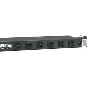 Tripp Lite   Power Strip Rackmount Metal 120V 5-20R 12 Outlet 15′ Cord 1URM power distribution strip RS1215-20