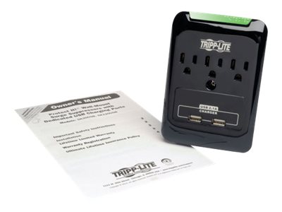 Tripp Lite   Surge 3 Outlet 120V USB Charger Tablet Smartphone Ipad Iphone surge protector SK30USB