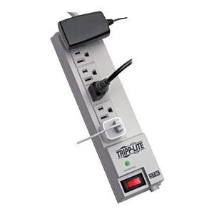Tripp Lite   Surge Protector Power Strip 120V RT Angle 6 Outlet 6′ Cord 540 Joule surge protector SPIKESTIK