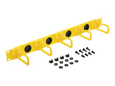 Tripp Lite   Horizontal Cable Manager Flexible Rings, Yellow, 1U cable management rack (horizontal) 1U SRCABLERING1UFC