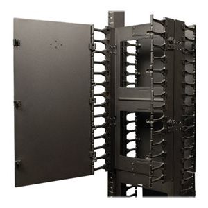 Tripp Lite   Open Frame Rack 6ft Vertical Cable Manager 12in Wide rack cable management duct with cover SRCABLEVRT12