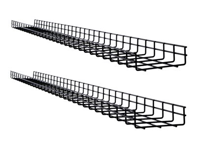 Tripp Lite   Wire Mesh Cable Tray 150 x 50 x 1500 mm (6 in. x 2 in. x 5 ft.), 2-Pack cable management tray SRWB6210X2STR
