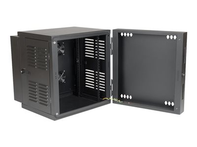 12U Server Rack Cabinet, Switch-Depth, Wall-Mount