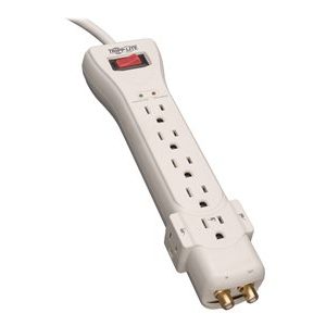 Tripp Lite   Surge Protector Power Strip 120V 7 Outlet Coax 7′ Cord 2160 Joules surge protector SUPER7COAX