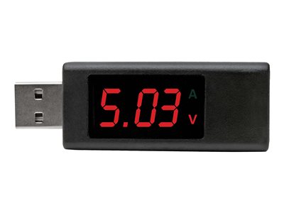 Tripp Lite   USB-A Voltage and Current Tester Kit LCD Screen, USB 3.1 Gen 1, M/F USB voltage and current meter USB Type A T050-001-USB-A