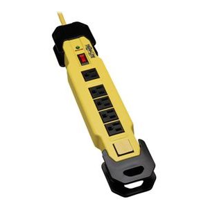 Tripp Lite   Safety Surge Protector Strip 120V 6 Outlet 15′ Cord OSHA surge protector TLM615SA