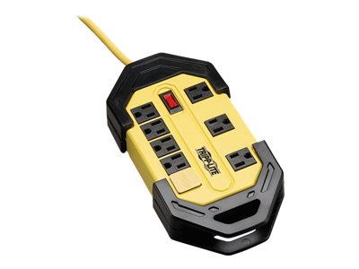 Tripp Lite   Safety Power Strip w/ 8 out GFCI Plug OSHA Yellow 12′ Cord power strip TLM812GF