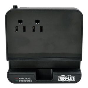 Tripp Lite   4-Port USB Charging Station Surge 2 Outlet Ipad Tablet Stand surge protector 1560 Watt TLP26USBB
