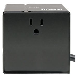 Tripp Lite   Surge Protector Power Cube 3-Outlet 6 USB-A 7.2A 6ft Cord Black 540 Joules surge protector 1800 Watt TLP366CUBEUSBB